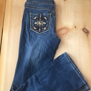 Ariat Turquoise Jeans 26s